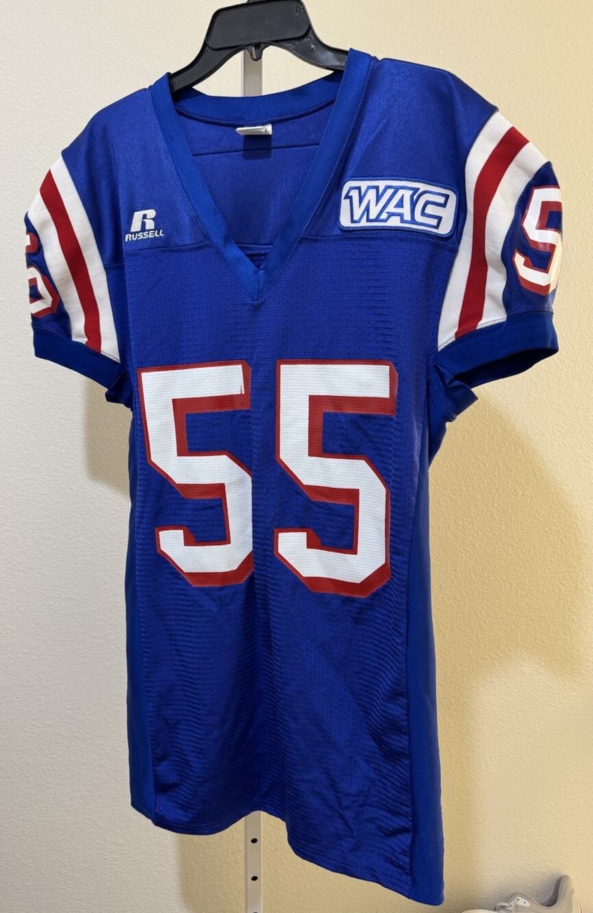 Louisiana Tech Game Issued Football Jersey #55 WAC Sz XL Made In USA
